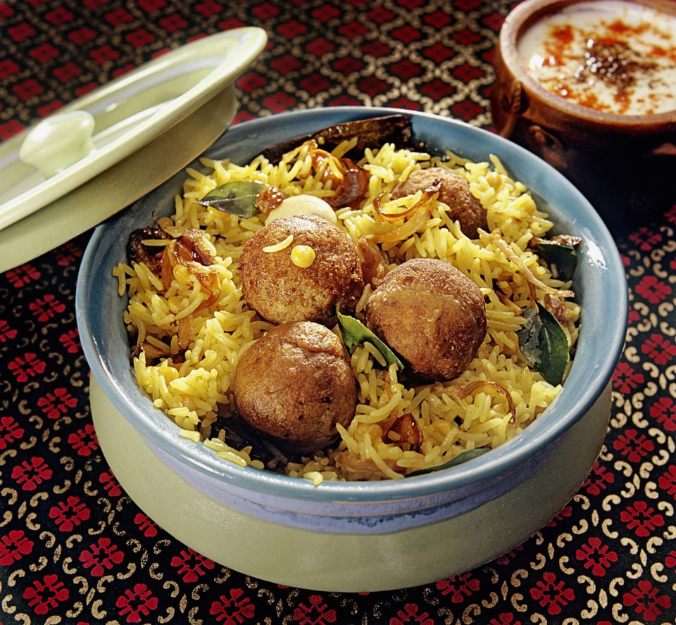 Indian Meatball (Kofta Biryani) Recipe