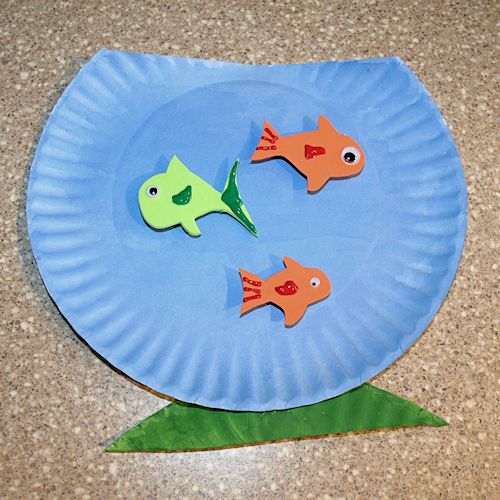 How to Make a Paper Plate Fishbowl Craft