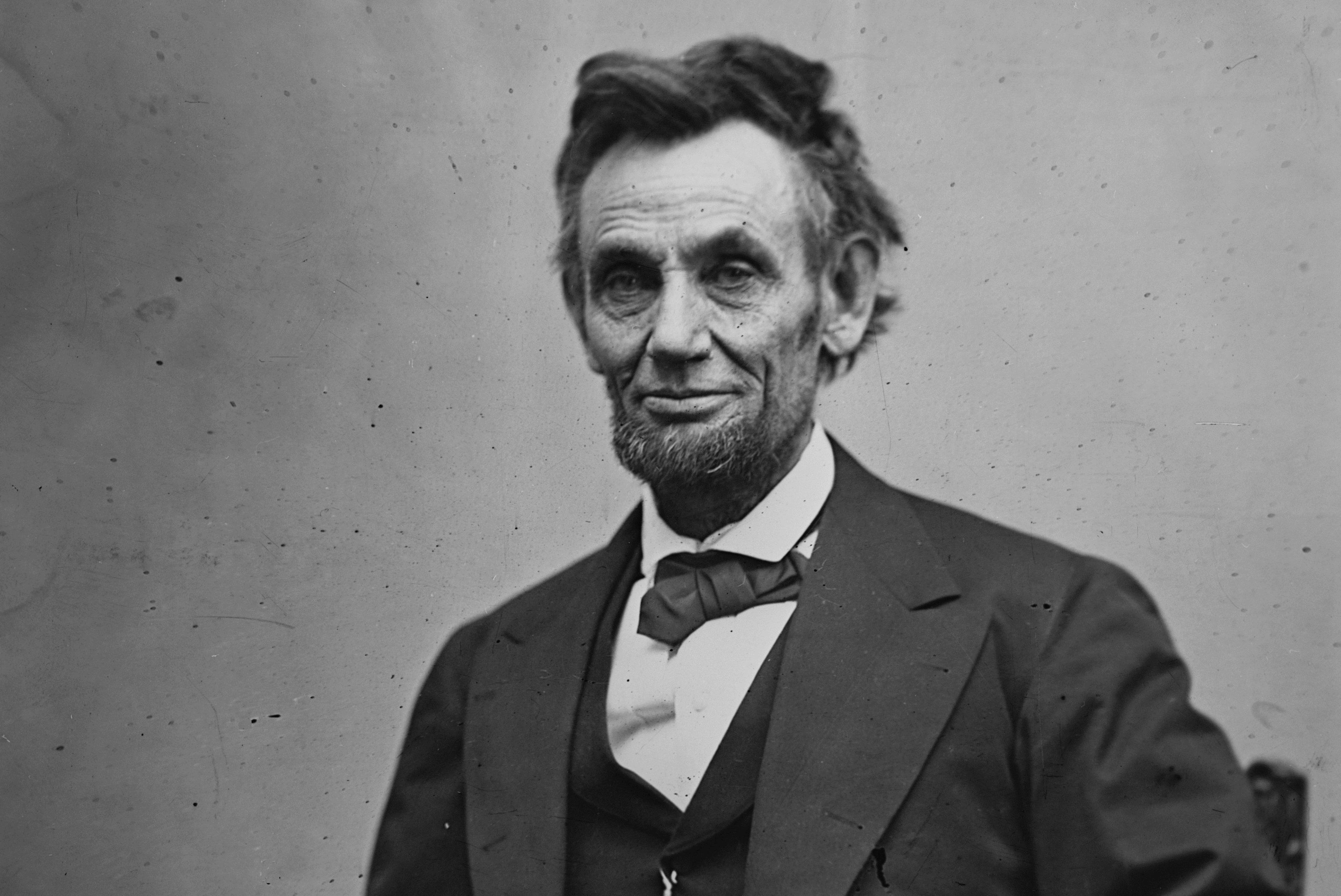 Abraham Lincoln photographed by Alexander Gardner in February 1865