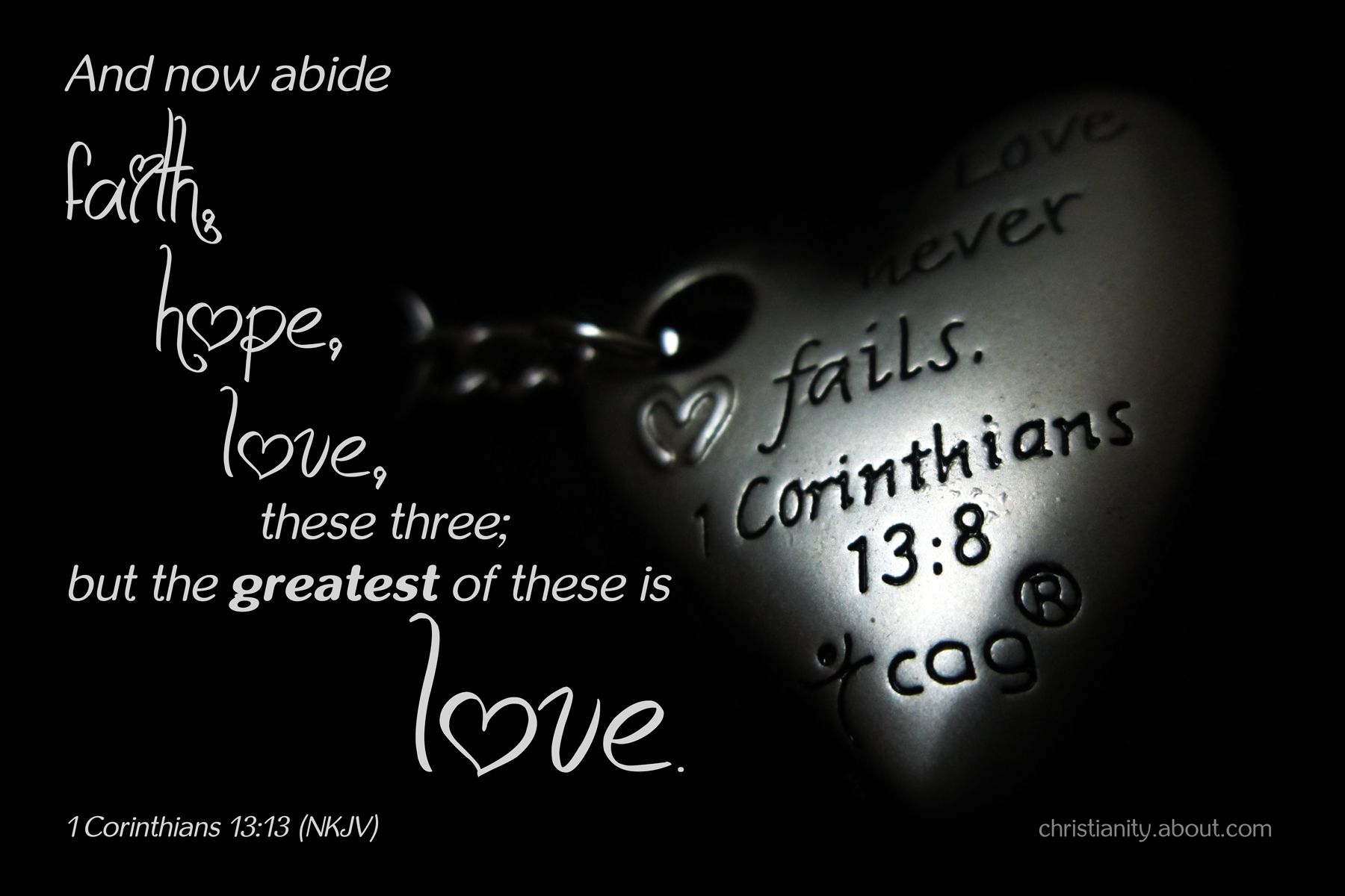 Faith Hope and Love Bible Verse 1 Corinthians 13 13