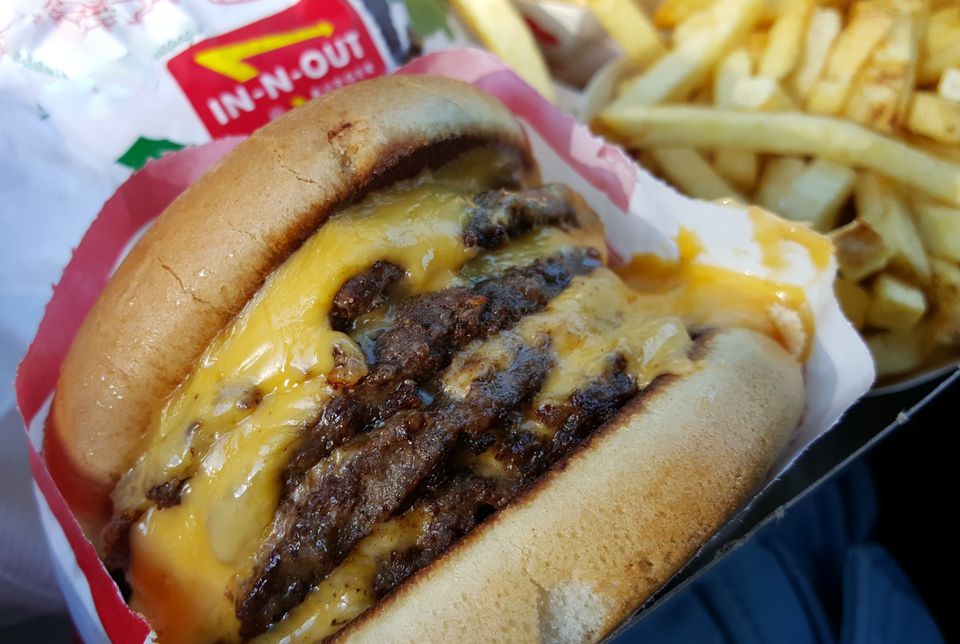 InNOut Burger in Las Vegas is the best cheap option