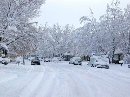 Snow Storms And Snowfall In Reno, Nevada