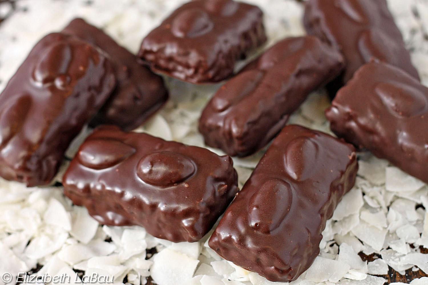 Homemade Almond Joy Candy Bars