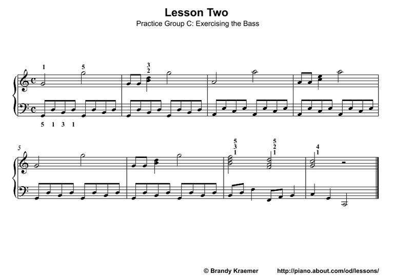 Beginner Piano Lesson Book