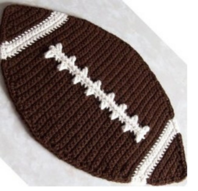 10 Free Crochet Football Patterns