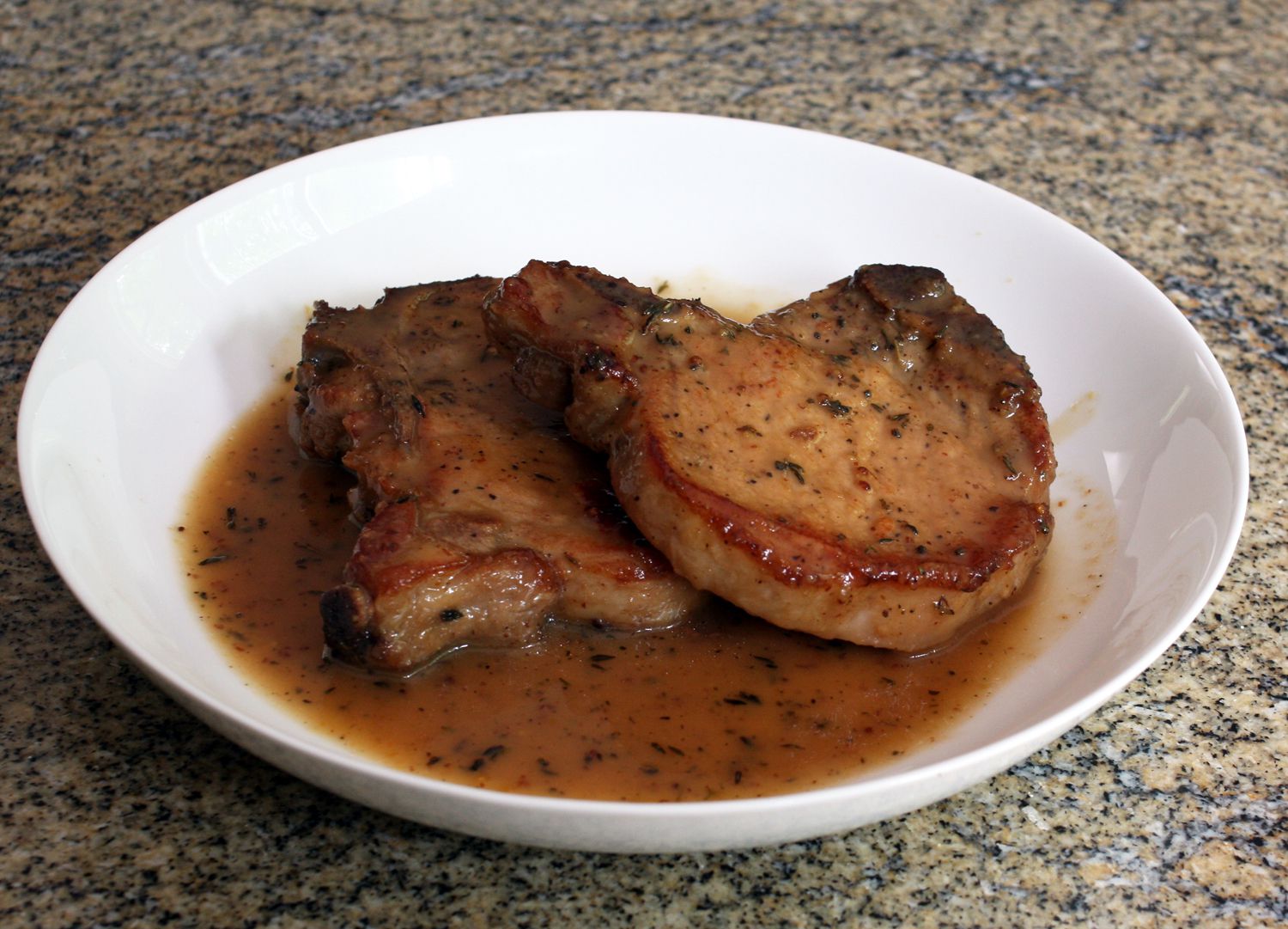 Oven Barbecued Pork Chops Recipe