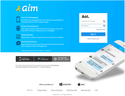 download aol aim chat