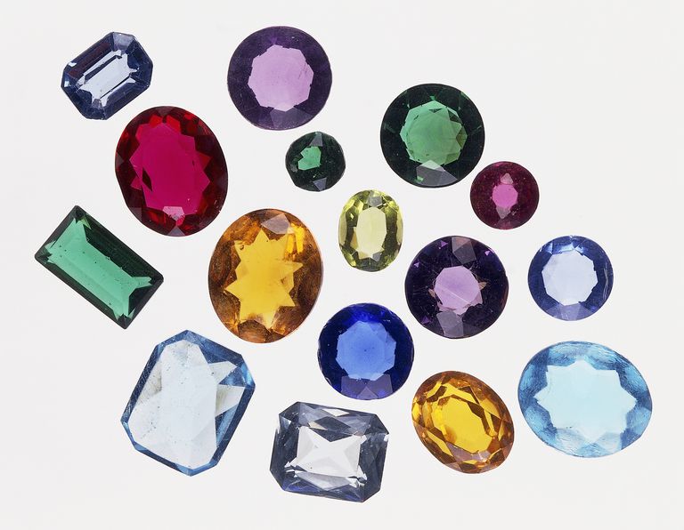 crystals and gems