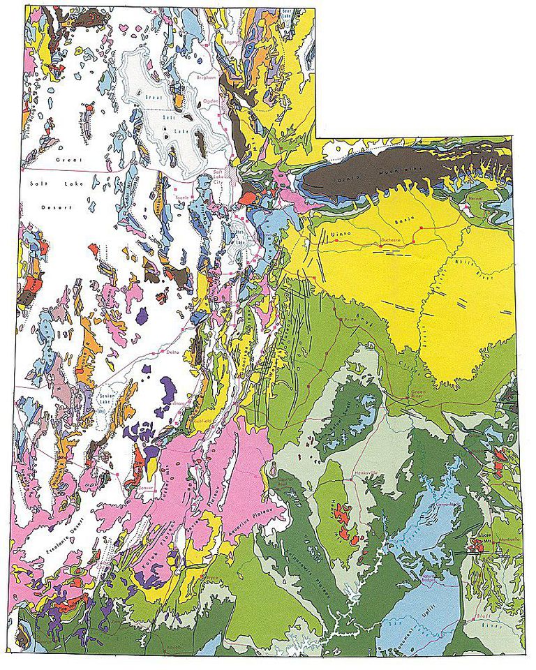 Geologic Maps Of The 50 United States