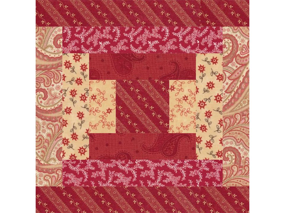 Courthouse Steps Quilt Block Pattern