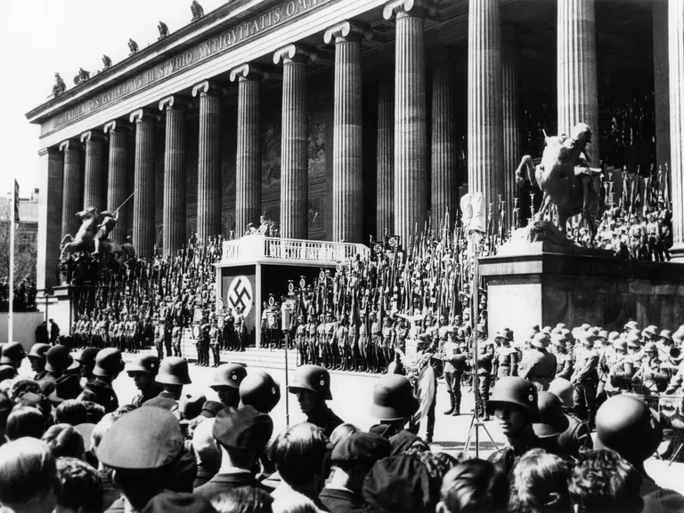 A Nazi rally in 1936