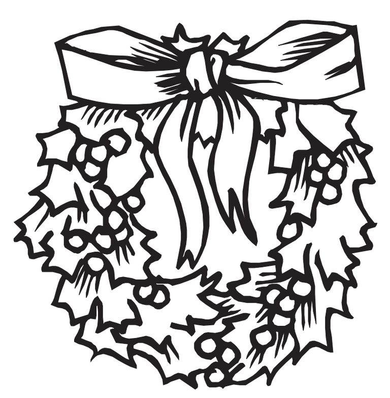 Holiday Gift Clip Art Image Coloring Page! The Graphics Fairy