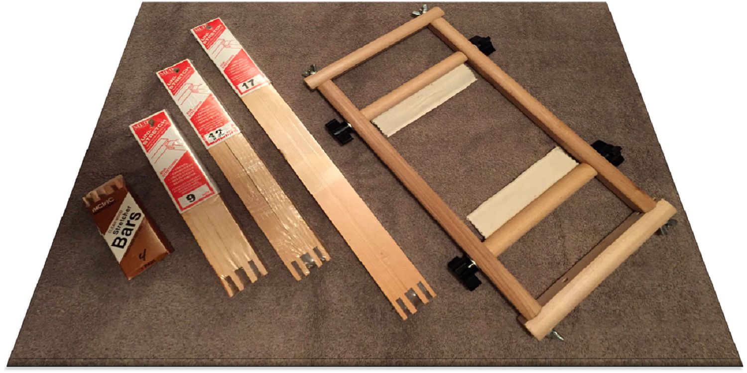 Use Stretcher Bars-Frames to Work a Needlepoint Project