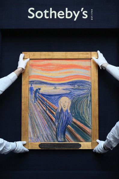 Munch's Scream at Sotheby's, Oli Scarff/Getty Images