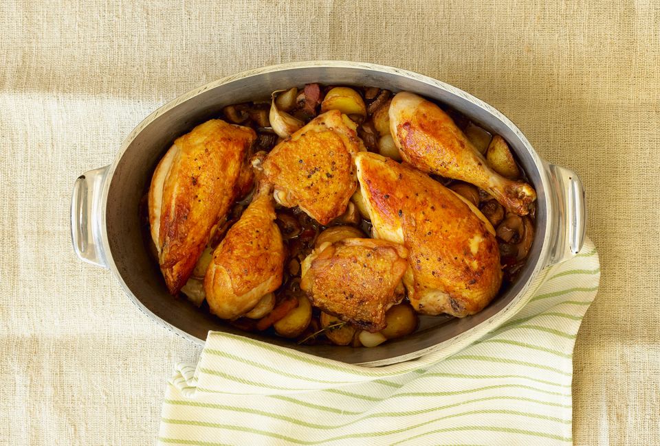 Seasoned Oven Baked Chicken Pieces Recipe
