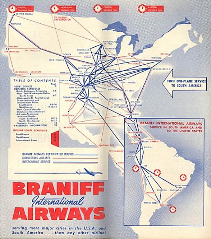 #FlashbackFriday - 8 Classic Airline Route Maps