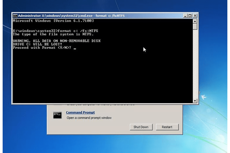 registry repair windows 7 cmd