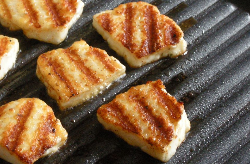 Grilled or Barbecued Halloumi Cheese Recipe