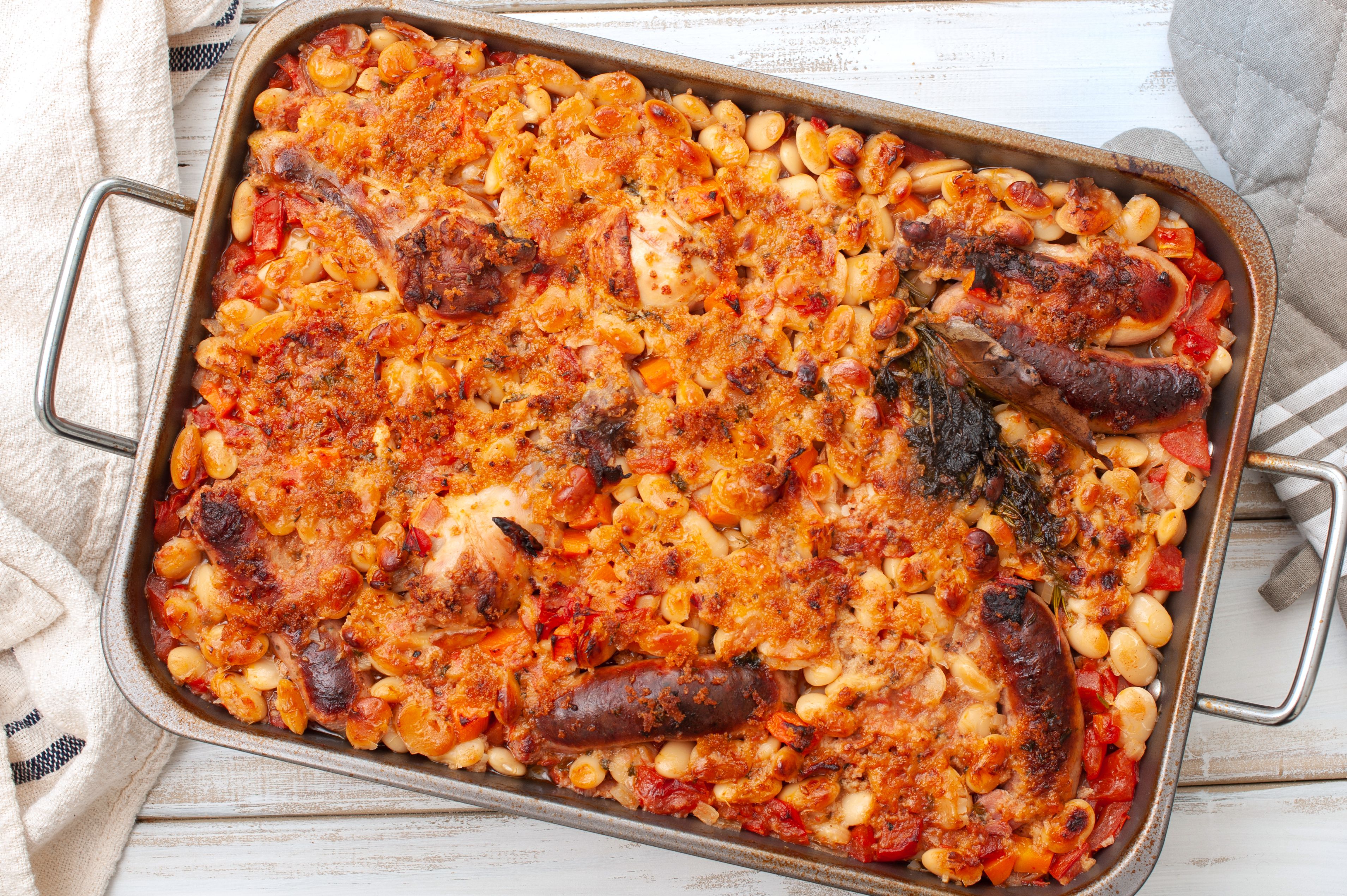 Chicken And Sausage French Cassoulet Recipe