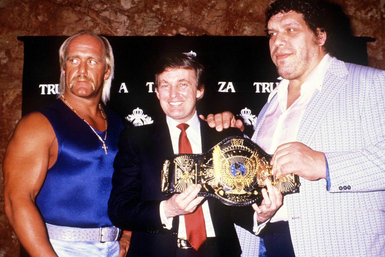 Hulk Hogan and Andre the Giant