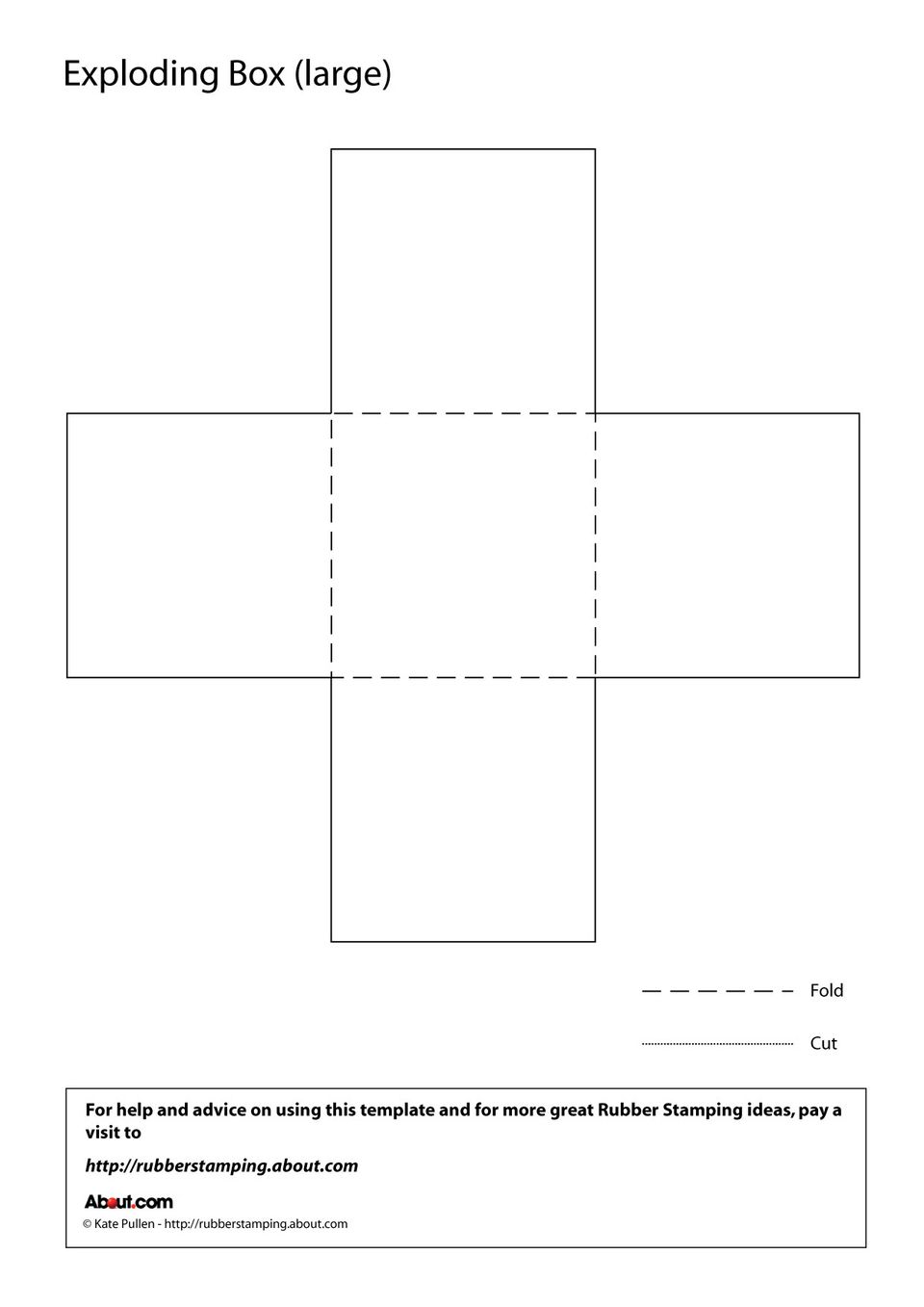 Make an Exploding Box with this Free Printable Template