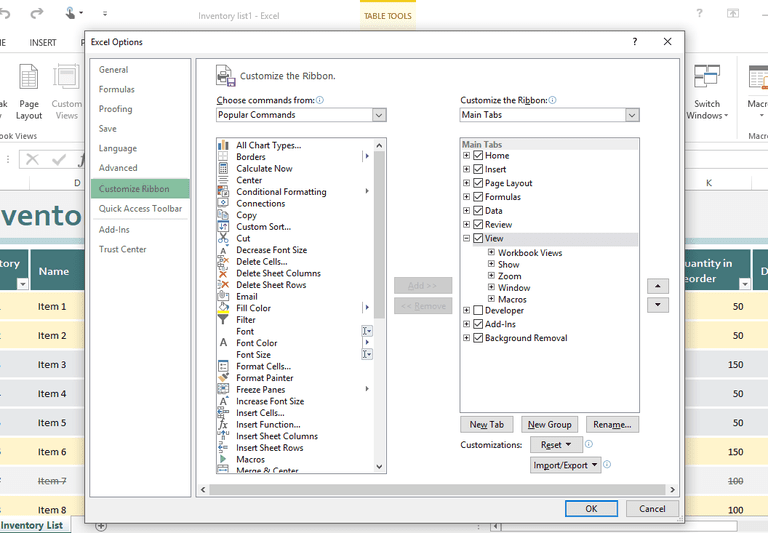 Learn How to Use a Ribbon in Excel