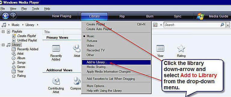 How to Add Music to Windows Media Player 11