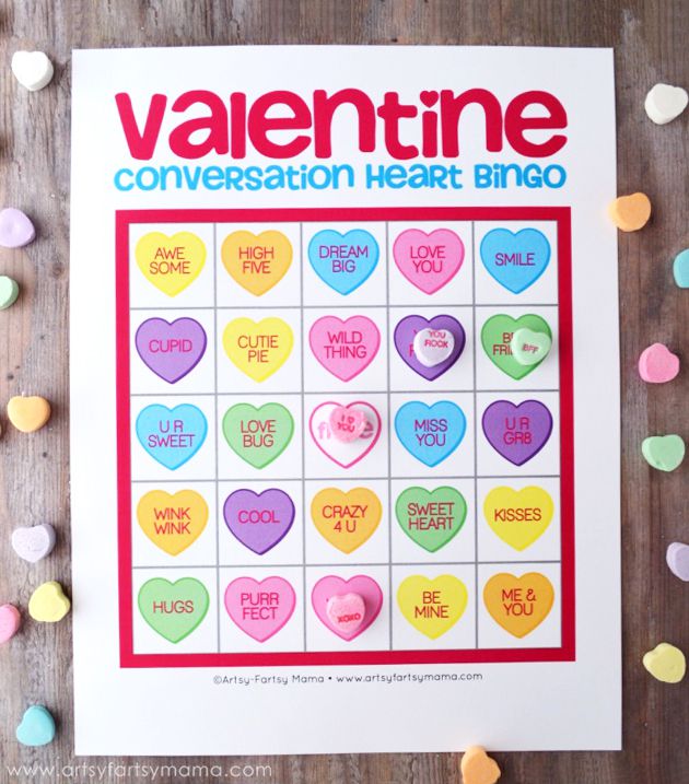 9 Sets Of Free, Printable Valentine Bingo Cards