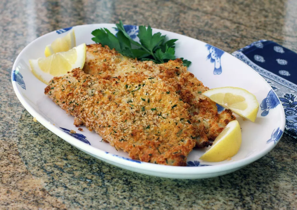 Oven Panko Crusted Fish. Credit: Diana Rattray