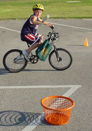 activities at a bike rodeo for kids