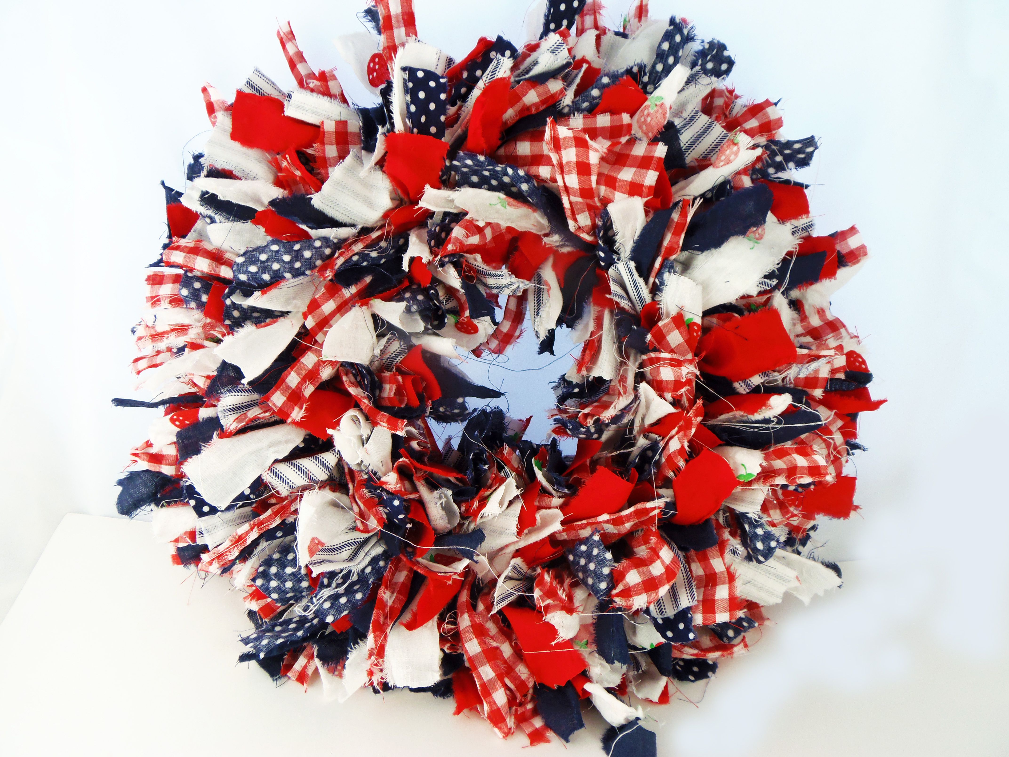 How to Make a Rag Wreath