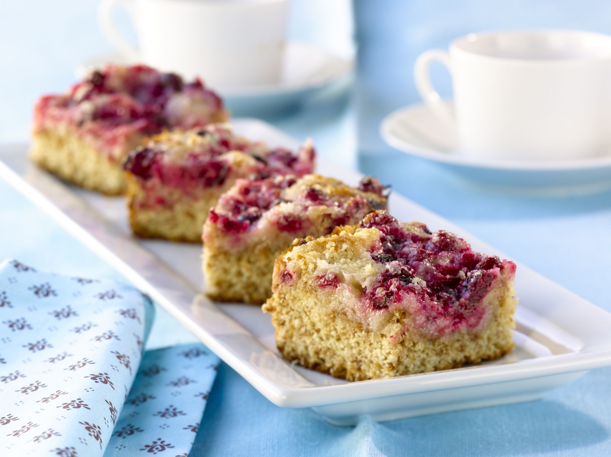 Cranberry Cake Bars