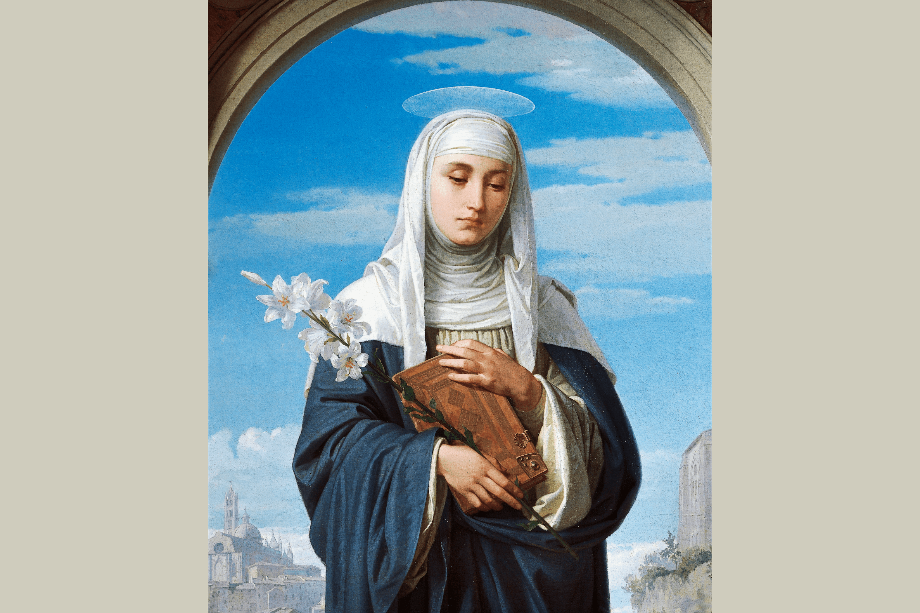 St Catherine of Siena 1888 by Alessandro Franchi