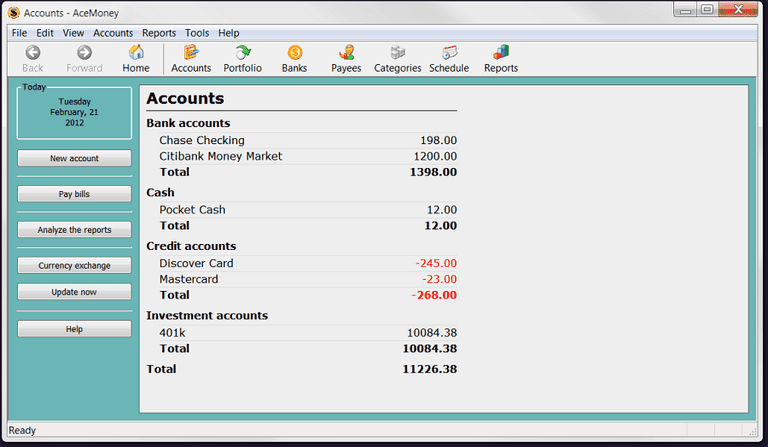 Money personal finance software mac os