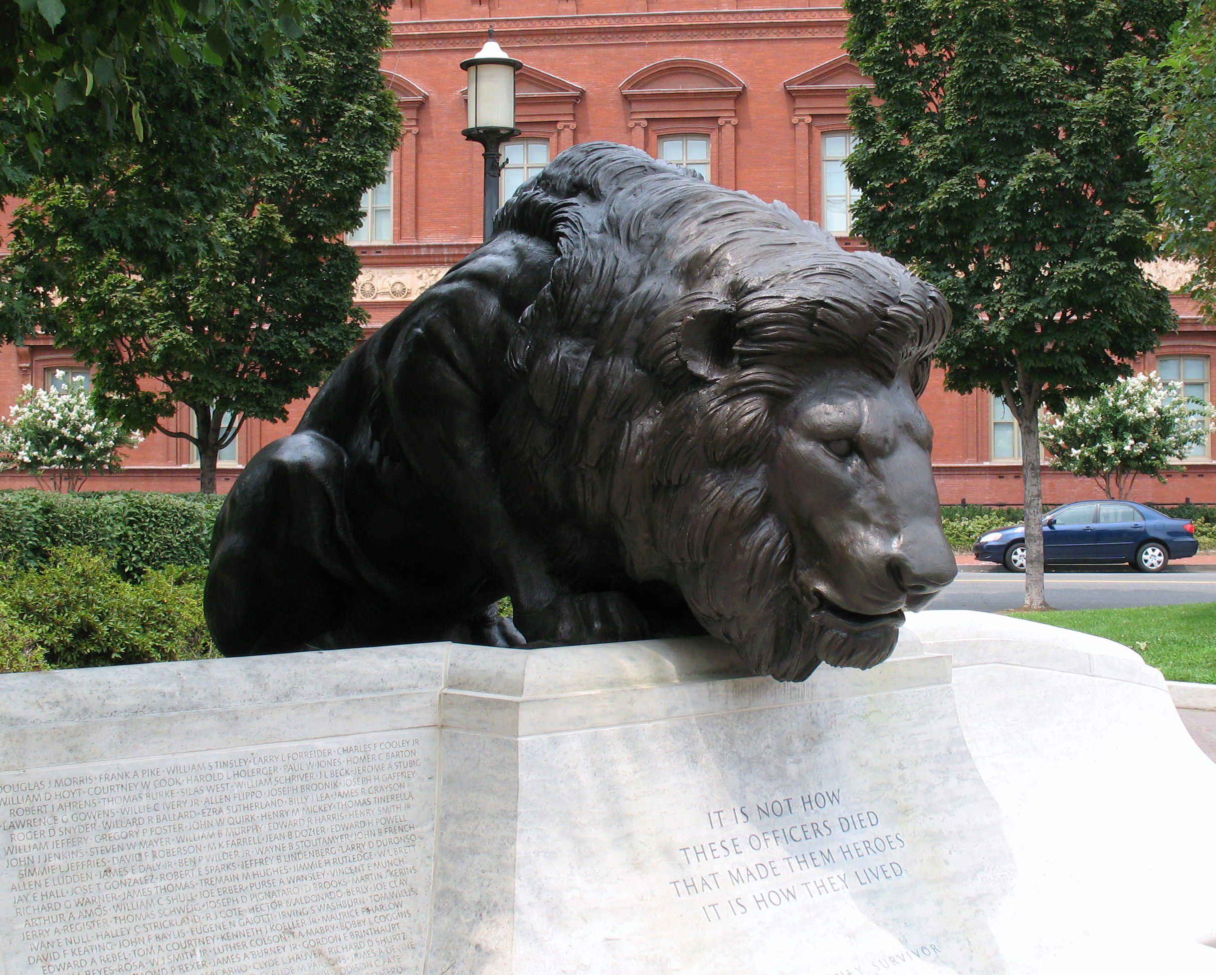 Law Enforcement Officers Memorial in Washington, DC