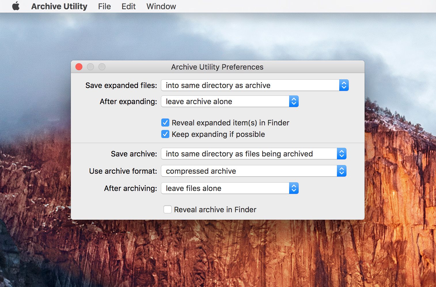 archive utility mac