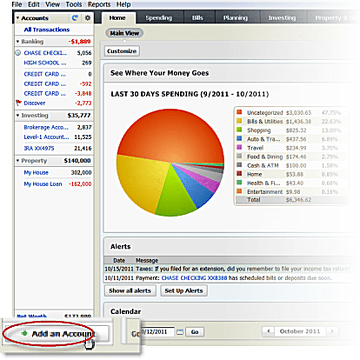 charles schwab set up quicken download