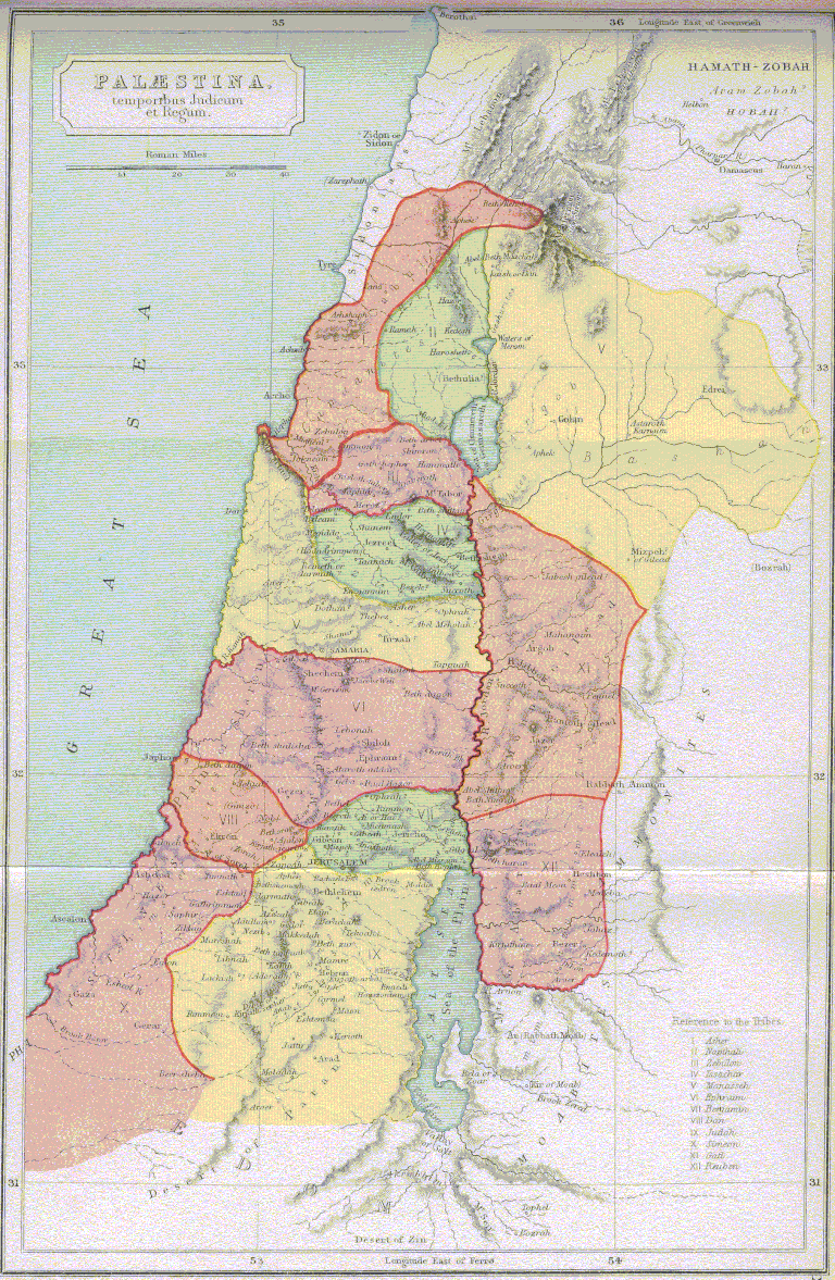 The Ancient Levant With Map