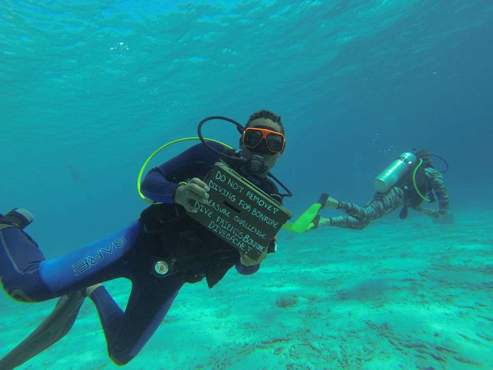 Dive Caching: The Caribbean's Renewable Treasure Hunt