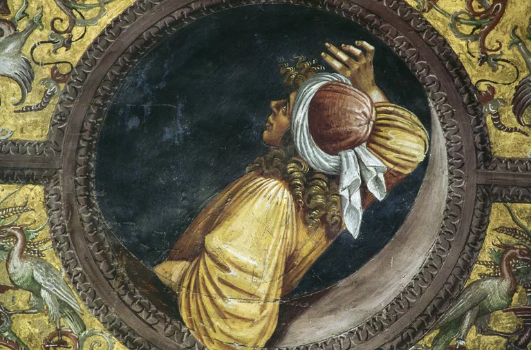Empedocles, fresco from 1499-1502 by Luca Signorelli (1441 or 1450-1523), St Britius chapel, Orvieto cathedral, Umbria, Italy, 13th-19th century