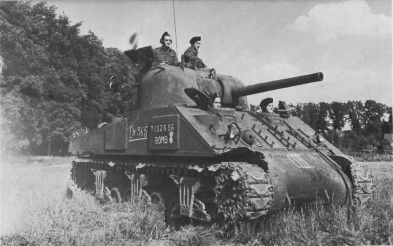 sherman tank battles