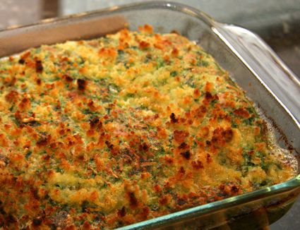 Tomato Baked with Spinach and Herbs