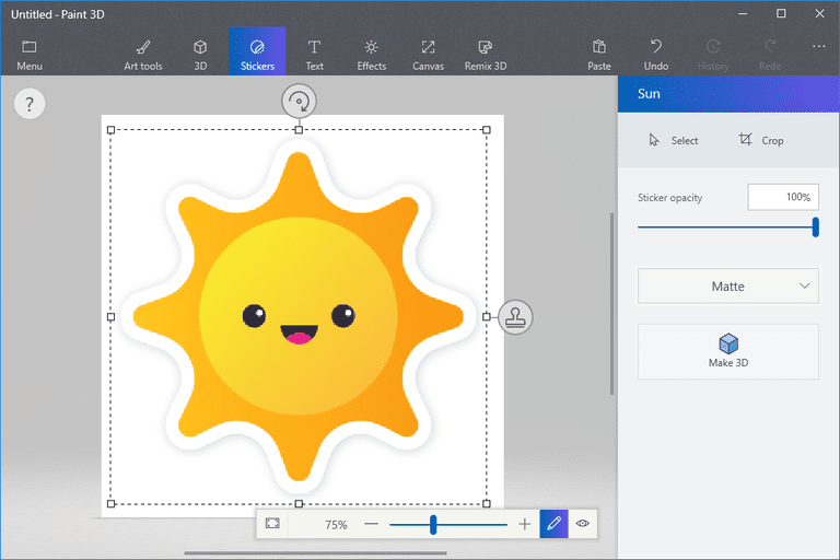 download stickers for paint 3d