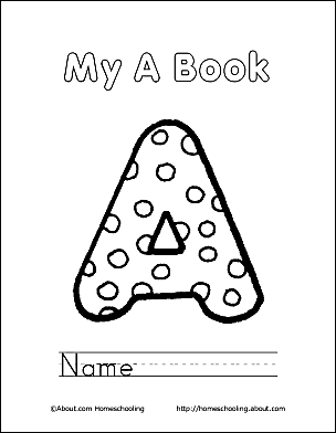 Letter M Coloring Book - Free Printable Pages