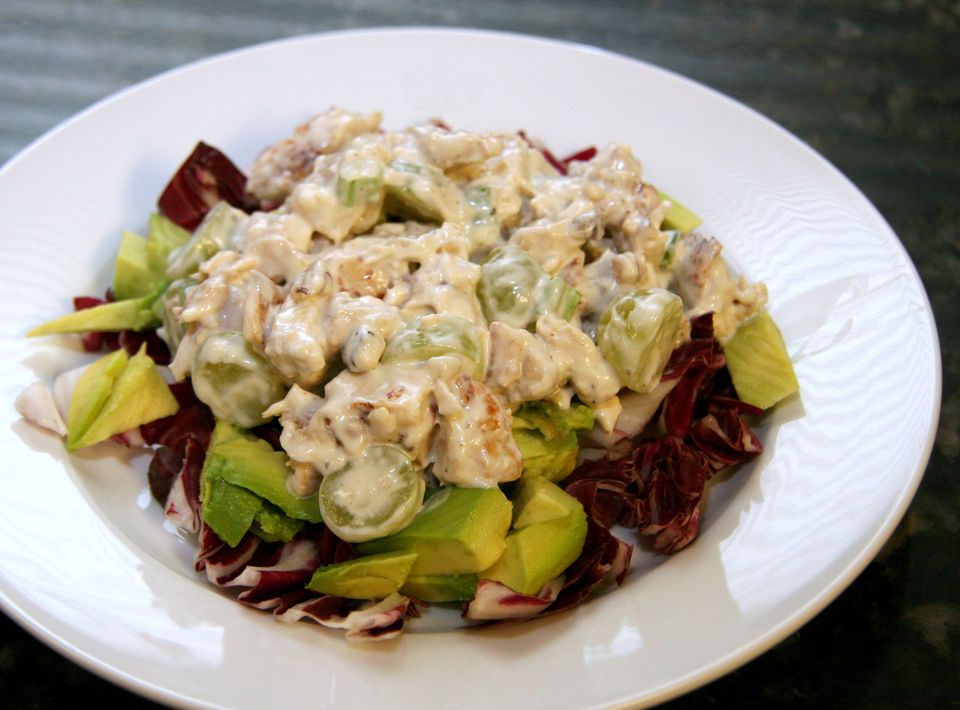 chicken salad recipe with grapes and walnuts