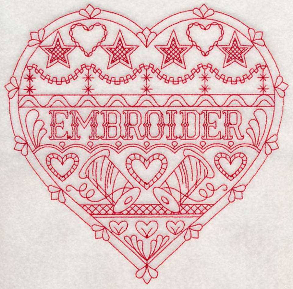Redwork Embroidery Definition and Stitchers' Resources