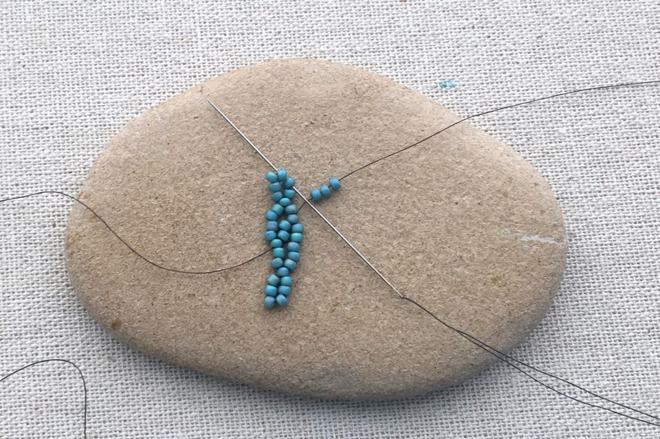 African Netted Beaded Lace Necklace Tutorial