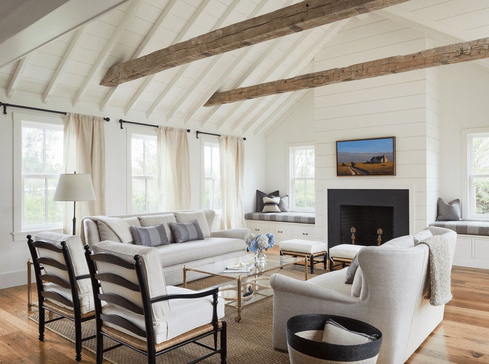 20+ Farmhouse Style Living Rooms