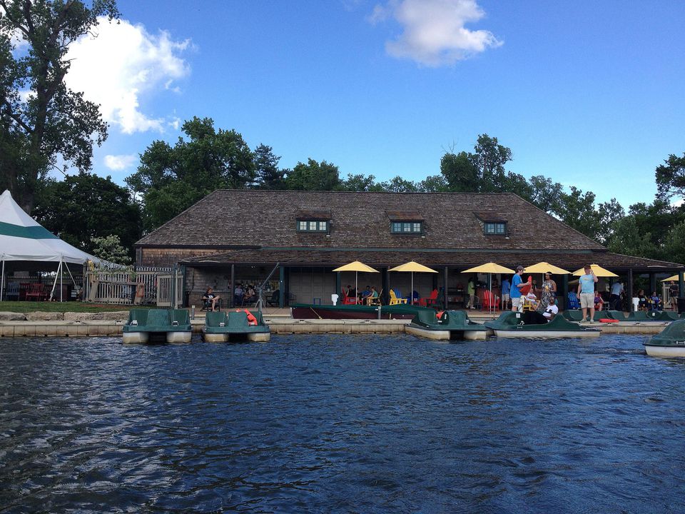 The Boathouse in Forest Park in St. Louis