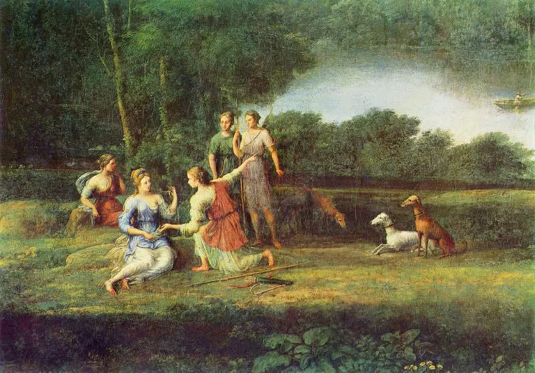 Claude Lorrain, Egeria Mourns Numa
